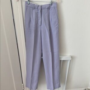 Aritzia effortless linen Lavender Pants